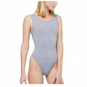 LULULEMON Seek the Heat Bodysuit Women’s One Size Blue Lightweight Sculpting Fit